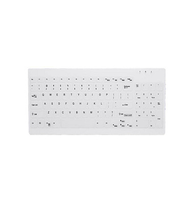 AK-C7012 Hygiene-Tastatur kabelgebunden weiß