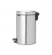 Newlcon Mülleimer 12,0 l silber