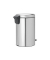Newlcon Mülleimer 12,0 l silber