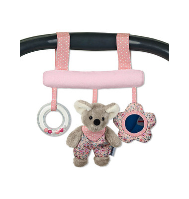 Mobilé Babyschalenkette Maus Mabel rosa