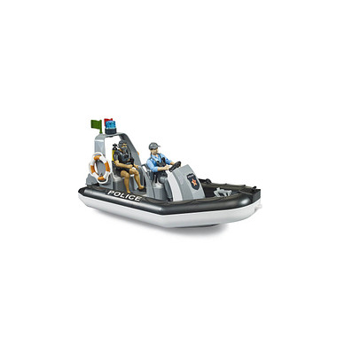 bworld Polizei Schlauchboot 62733 Spielzeugboot