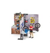 bworld 63120 Fahrrad Shop Spielfiguren-Set