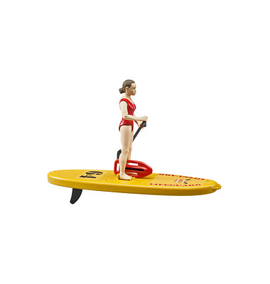 bworld 62785 Life Guard mit Stand up Paddle Spielfiguren-Set