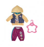 Outfit mit Hoody Puppenzubehör