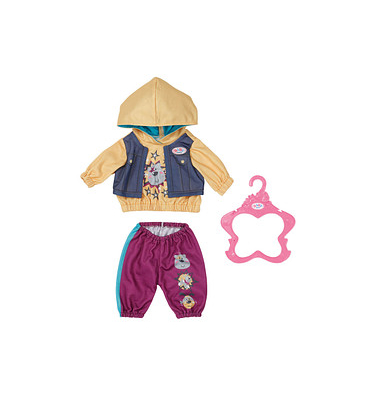 Outfit mit Hoody Puppenzubehör