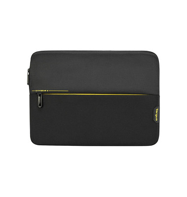 Laptophülle CityGear Kunstfaser schwarz bis 35,6 cm (14 Zoll)