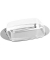 Butterdose 4,5 cm hoch silber