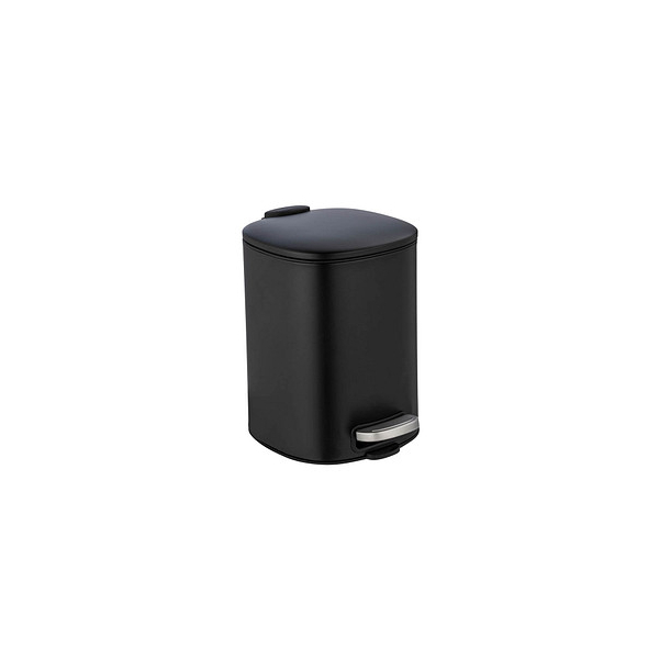 4008838337882 - Treteimer Alassio Schwarz 5 l Easy-Close Absenkautomtik Schwarz Stahl schwarz Polypropylen schwarz - schwarz - Wenko 4008838337882 - Treteimer Alassio Schwarz 5 l Easy-Close Absenkautomtik Schwarz Stahl schwarz Polypropylen schwarz - schwarz - Wenko