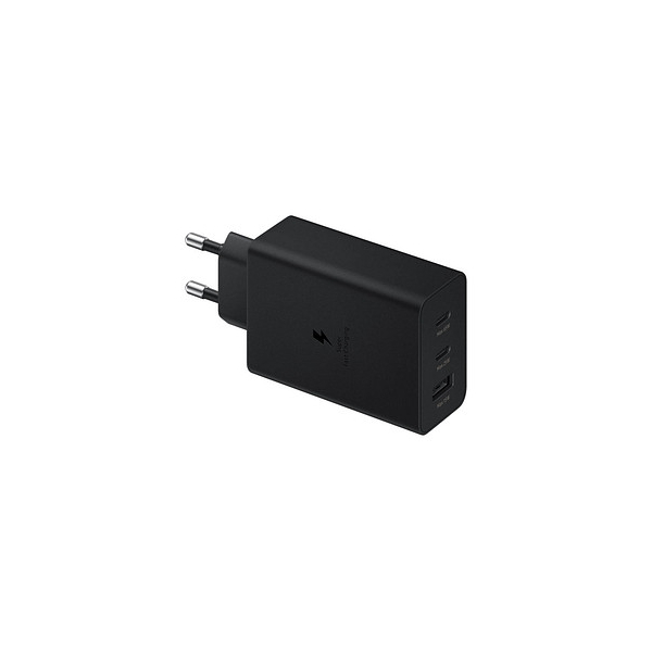 8806092673885 - EP-T6530N Handy Ladegerät Bis zu 3 Geräte gleichzeitig laden mit Schnellladefunktion USB-A USB-C® Schwarz