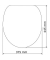 WC-Sitz mit Absenkautomatik Ottana braun, beige