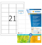 Etiketten Special 10727, wei&szlig;, 63,5x38,1mm, rechteckig