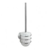 WC-Garnitur silber, weiß Metall