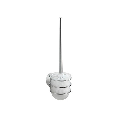 WC-Garnitur silber, weiß Metall