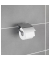 Toilettenpapierhalter Premium silber