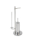 WC-Garnitur Universalo Neo silber Metall