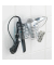 Haartrocknerhalter Milano silber