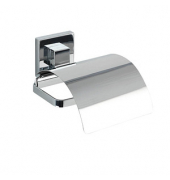 Toilettenpapierhalter Cover Quadro silber