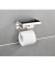 Toilettenpapierhalter 2in1 silber