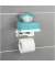 Toilettenpapierhalter 2in1 silber