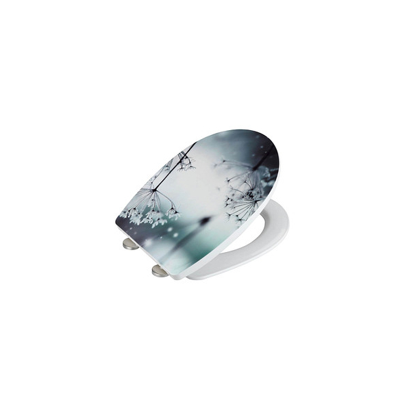 4008838275337 - WC-Sitz Polar mit Hochglanz-Oberfläche aus bruchstabilem Thermoplast Mehrfarbig Thermoplast mehrfarbig Edelstahl rostfrei silber matt Edelstahl 4008838275337 - WC-Sitz Polar mit Hochglanz-Oberfläche aus bruchstabilem Thermoplast Mehrfarbig Thermoplast mehrfarbig Edelstahl rostfrei silber matt Edelstahl