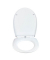 WC-Sitz mit Absenkautomatik Terrazzo High Gloss mehrfarbig