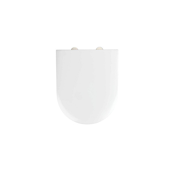 4008838308691 - WC-Sitz Exclusive Nr 1 aus antibakteriellem Duroplast mit Absenkautomatik Weiß Duroplast weiß Edelstahl rostfrei silber matt - weiß - Wenko 4008838308691 - WC-Sitz Exclusive Nr 1 aus antibakteriellem Duroplast mit Absenkautomatik Weiß Duroplast weiß Edelstahl rostfrei silber matt - weiß - Wenko