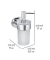 Seifenspender Maribor 25021100 silber Edelstahl, Glas 150,0 ml