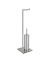 WC-Garnitur Recco silber Metall