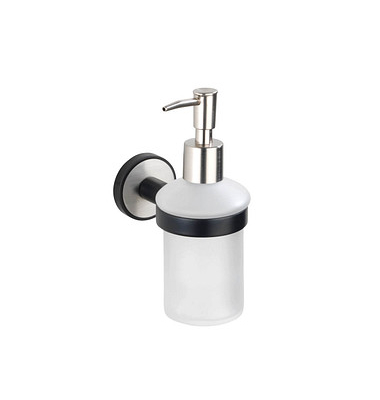 Seifenspender Udine 25010100 weißanthrazit Edelstahl, Glas 200,0 ml