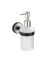 Seifenspender Udine 25010100 weißanthrazit Edelstahl, Glas 200,0 ml