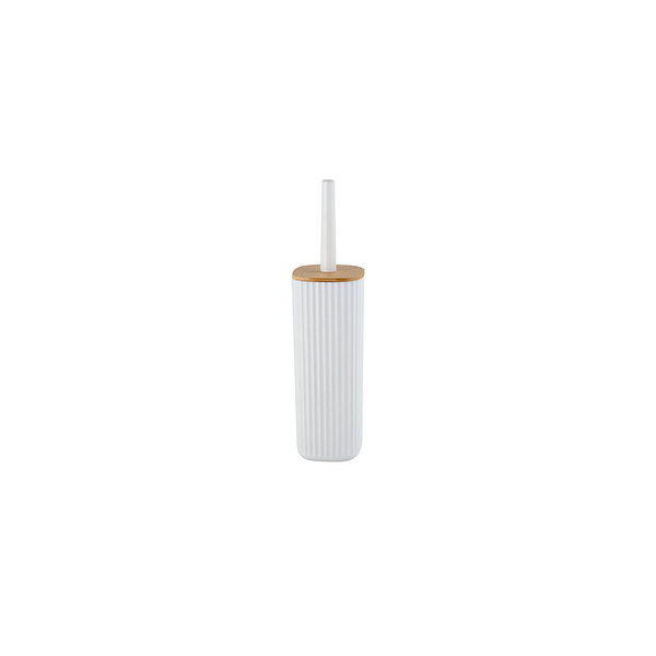 4008838366516 - WC-Garnitur Rotello Weiß Bürstenhalter Weiß Polystyrol weiß Bambus natur - weiß - Wenko 4008838366516 - WC-Garnitur Rotello Weiß Bürstenhalter Weiß Polystyrol weiß Bambus natur - weiß - Wenko