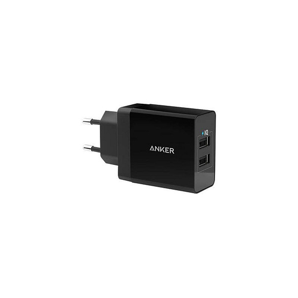 0848061019612 - PowerPort2 Ladeadapter schwarz 24 Watt 0848061019612 ANKER 0848061019612 - PowerPort2 Ladeadapter schwarz 24 Watt 0848061019612 ANKER
