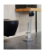 WC-Garnitur Quadro silber Metall
