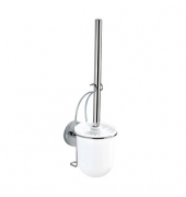 WC-Garnitur Milazzo silber, weiß Metall