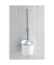 WC-Garnitur Milazzo silber, weiß Metall