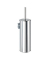 WC-Garnitur Basic silber Metall