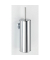 WC-Garnitur Basic silber Metall