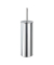 WC-Garnitur Basic silber Metall