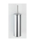WC-Garnitur Basic silber Metall