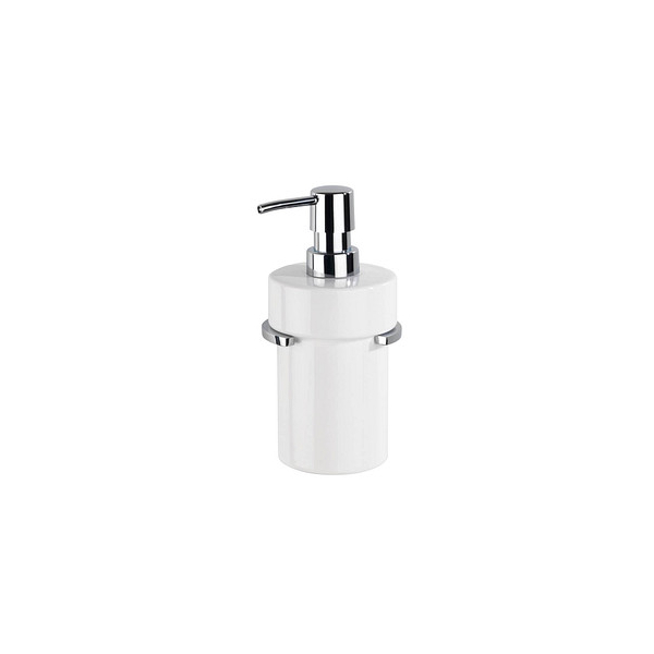 4008838354728 - UV-Loc® Seifenspender Isera Befestigen ohne Bohren mit innovativem Klebesystem Silber glänzend Zinkdruckguss chrom Keramik weiß - silber glänzend 4008838354728 - UV-Loc® Seifenspender Isera Befestigen ohne Bohren mit innovativem Klebesystem Silber glänzend Zinkdruckguss chrom Keramik weiß - silber glänzend