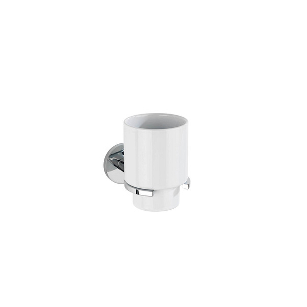 4008838357033 - UV-Loc® Zahnputzbecherhalter Isera Befestigen ohne Bohren mit innovativem Klebesystem Silber glänzend Zinkdruckguss chrom Keramik weiß - silber 4008838357033 - UV-Loc® Zahnputzbecherhalter Isera Befestigen ohne Bohren mit innovativem Klebesystem Silber glänzend Zinkdruckguss chrom Keramik weiß - silber