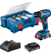 GSR 18V-45 Akku-Bohrschrauber-Set 18,0 V, mit 2 Akkus