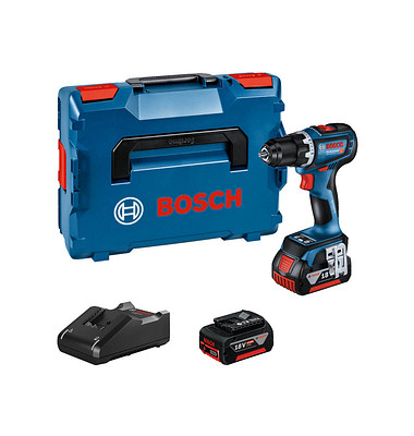GSR 18V-90 C Akku-Bohrschrauber-Set 18,0 V, mit 2 Akkus