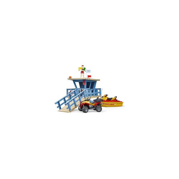 4001702627805 - bruder Spielfigur bworld Life Guard Station mit Quad und Personal Water Craft 4001702627805 - bruder Spielfigur bworld Life Guard Station mit Quad und Personal Water Craft