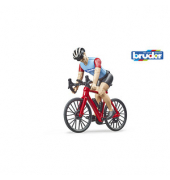 bworld 63110 Rennrad mit Radfahrer Spielfiguren-Set