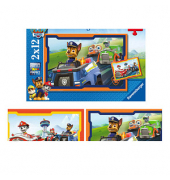 Paw Patrol im Einsatz Puzzle 2x 12 Teile
