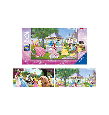 Disney Zauberhafte Prinzessinnen Puzzle 2x 24 Teile