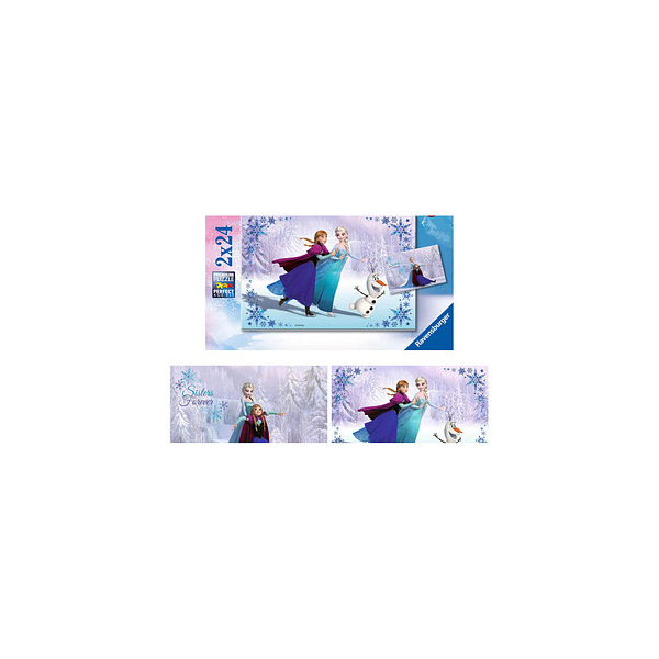 4005556091157 - Ravensburger Kinderpuzzle - 09115 Schwestern für immer - Puzzle für Kinder ab 4 Jahren Disney Frozen Puzzle mit 2x24 Teilen 4005556091157 - Ravensburger Kinderpuzzle - 09115 Schwestern für immer - Puzzle für Kinder ab 4 Jahren Disney Frozen Puzzle mit 2x24 Teilen