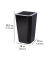Candy Kosmetikeimer 6,0 l schwarz