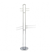 Kleiderständer Palermo 15581100 silber Metall 8 Haken 55,5 x 168,0 cm